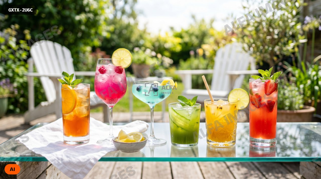 LIght mode drinks colors